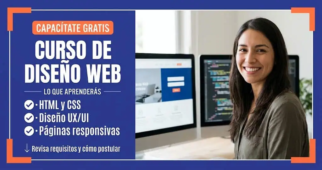 Curso de Diseño de Páginas Web gratis: desarrollo front-end y UX/UI